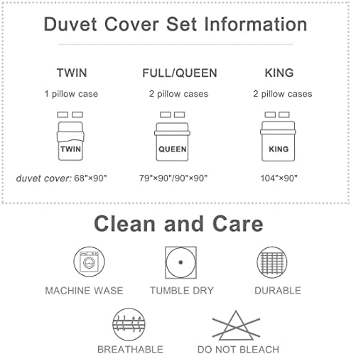 Castle Fairy Music Notes Queen Duvet Cover Set