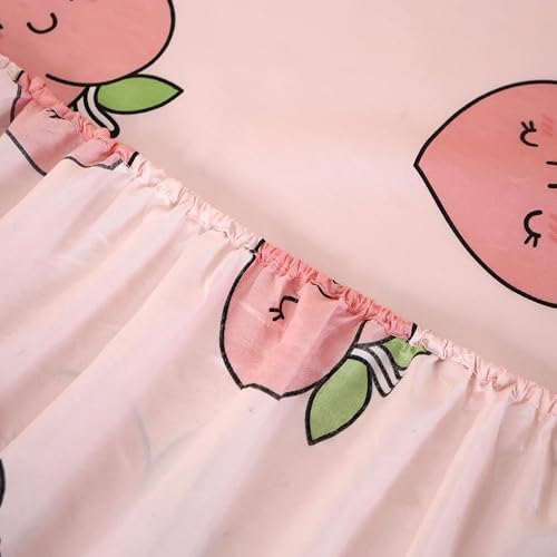 SDY 4PCS Peach Sheet Set for Kids