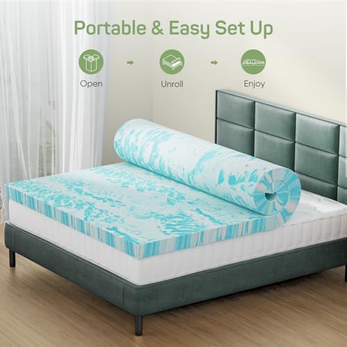 Zibbizo 3 Inch Mattress Topper Twin XL Size