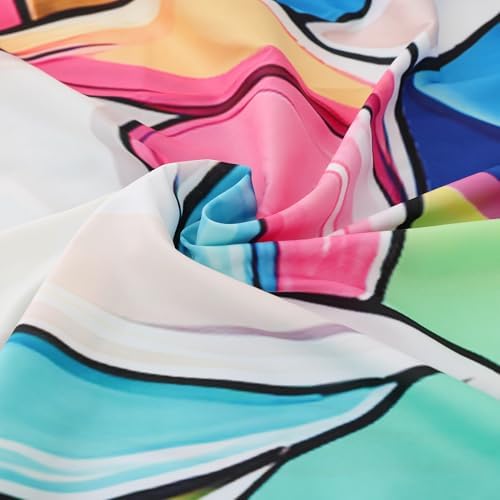 FUYEUN Unicorn Fitted Sheet Set Queen Size 4PCs