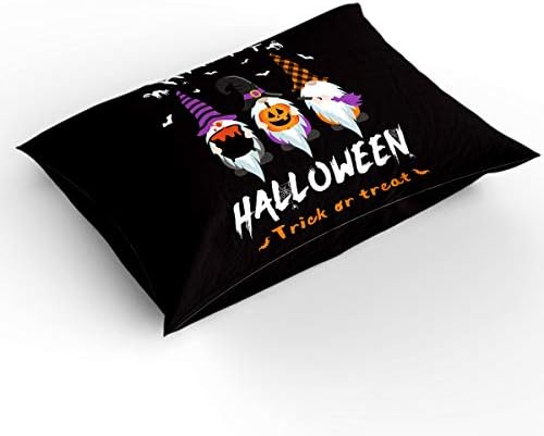 LooPoP Pumpkin Bats Duvet Cover Set 3Pcs California King