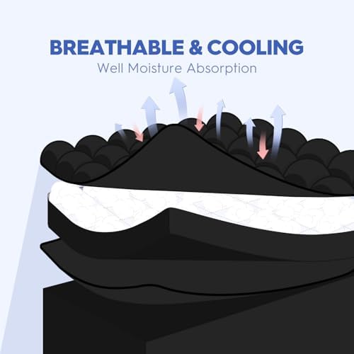USKRIGE Queen Mattress Topper with Cooling 6D Down Alternative Filling