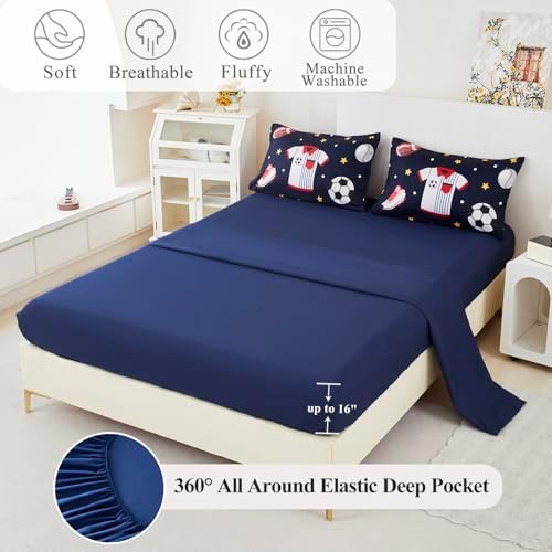 Kids Sports Comforter Set Twin Bedding Set