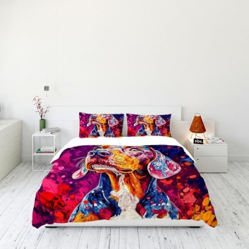 3D Print Standard Schnauzer Duvet Cover Set for Kids 1