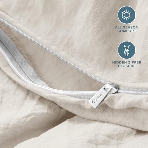 Bare Home Ultra Soft Duvet Cover Set with Pillow Shams