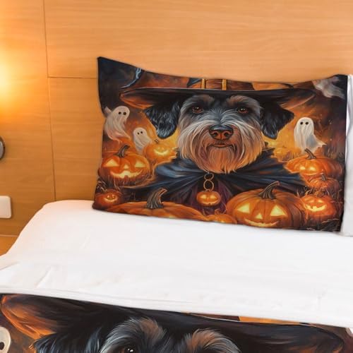 3D Print Standard Schnauzer Dog Duvet Cover Set