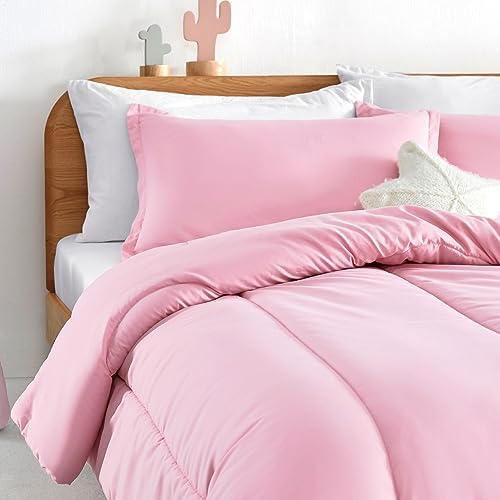 SLEEP ZONE Kids Ballet Pink Comforter Set