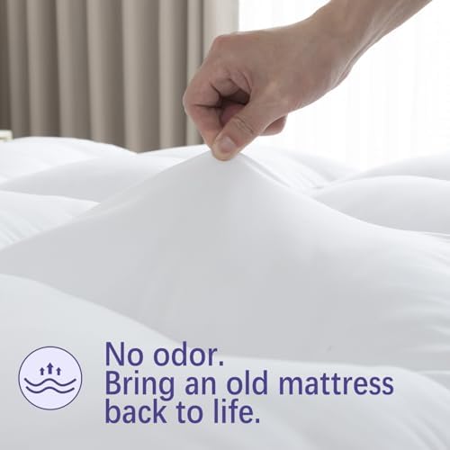 WhatsBedding Memory Foam Mattress Topper Full