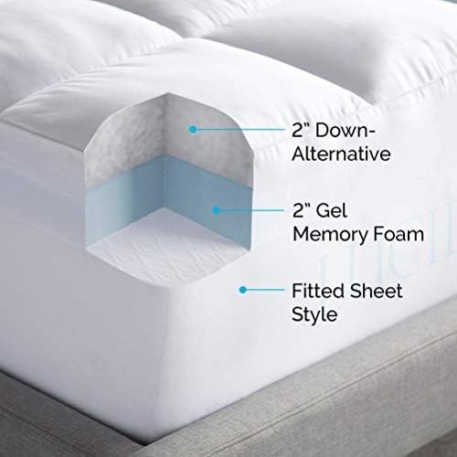 Linenspa 14 Inch Ruffle Bed Skirt - Microfiber Wrinkle Resistant Easy Use