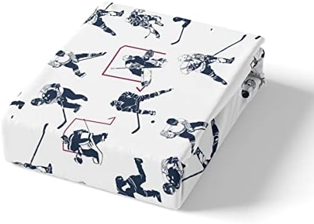 Feelyou Ice Hockey Sheet Set for Kids Bedroom Decor