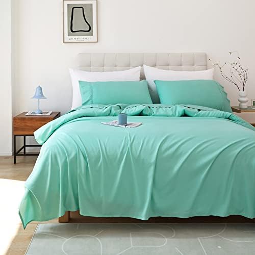 Whitney Home Textile Aqua Full Size Sheet Set 1