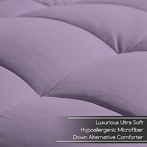 Bare Home Twin XL Sheet Set with Comforter - Lavender