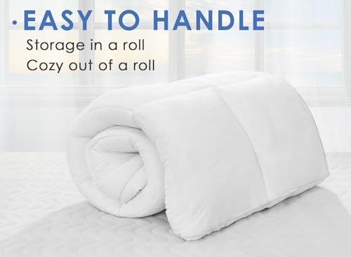 Marine Moon Queen Mattress Topper Cooling and Plush 80 x 60