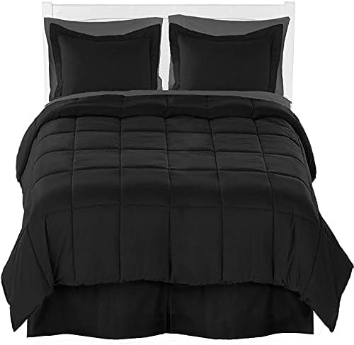 Bare Home Twin XL Comforter Set with Sheet and Bed Skirt