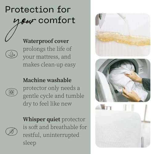 Coop Home Goods Ultra Tech Waterproof Mattress Protector Queen