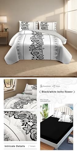 4 Piece Soft All-Season Duvet Cover Set In A Bag