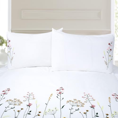 YINFUNG Floral Duvet Cover Set 3 Piece King Size