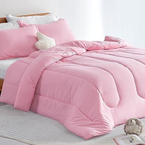 SLEEP ZONE Kids Ballet Pink Comforter Set