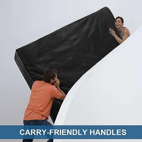 Heavy Duty Queen Mattress Bag with 4 Handles and Waterproof Cover
