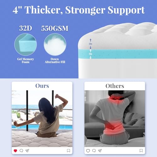 OhGeni Cooling Mattress Topper for Twin XL