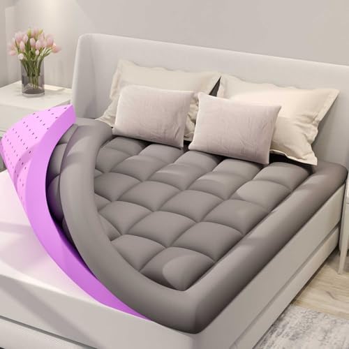 BDEUS Dual Layer Mattress Topper Queen Size
