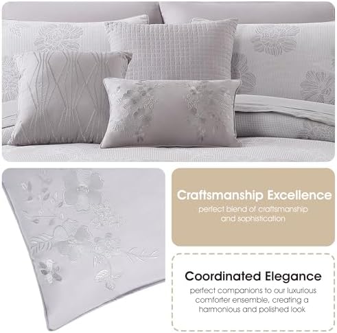 Stratford Park 13 Piece Grey Comforter Set 1