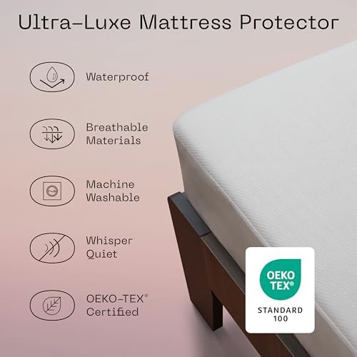 Coop Home Goods Ultra Tech Waterproof Mattress Protector Queen