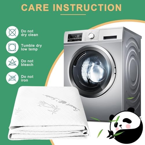 HUXMEYSON Queen Mattress Protector Waterproof Breathable 60x80 Inch