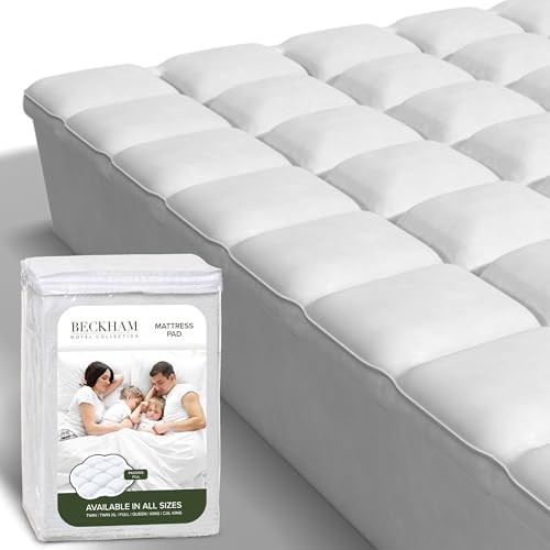 Beckham Hotel Collection King Size Mattress Pad with Protector