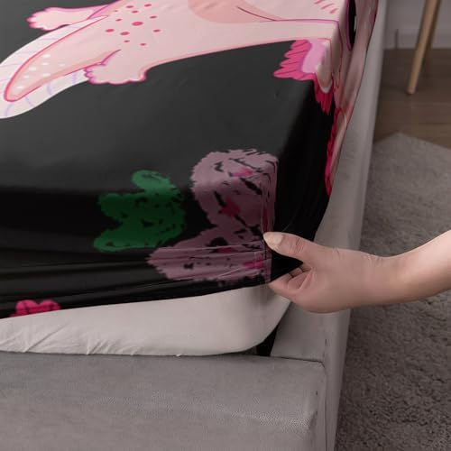 Cute Axolotl Bed Set Queen Size