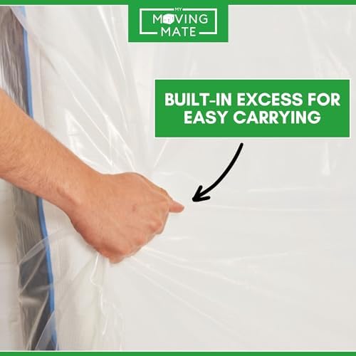 Queen Mattress Bag for Moving - Heavy Duty Reusable Tearproof