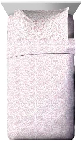 Jay Franco Kids Comforter Set - Strawberry Shortcake Blue 5 Piece Twin