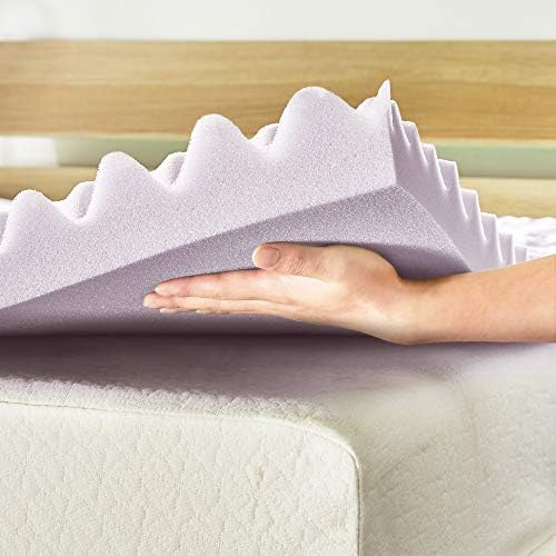 Mellow 3 Inch 5-Zone Memory Foam Mattress Topper Twin