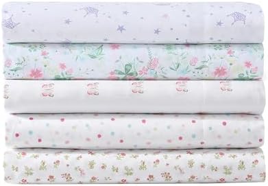Laura Ashley Kids Full Sheets Set Soft Wrinkle-Resistant