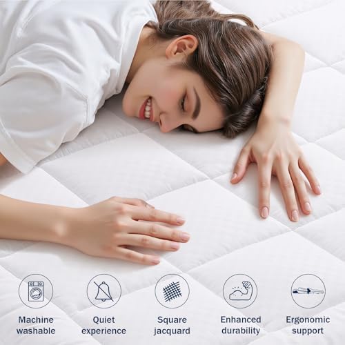 OLANLY Queen Mattress Pad with Cooling Comfort and Deep Pocket Fit