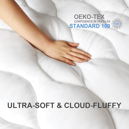 Kayfia Full Mattress Pad with Snow Down Alternative Fill - Cooling Breathable