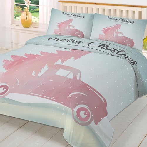 LooPoP Christmas Comforter Set California King Size