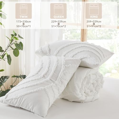 ENJOHOS Rainbow Comforter Set for College Girls