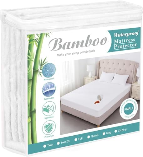 Kmall King Size Waterproof Mattress Protector with Cooling Breathable Design