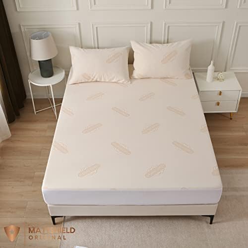 Mattshield Original Waterproof Organic Mattress Protector Queen Size