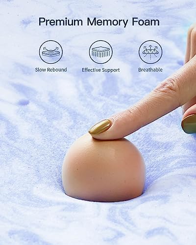 PERLECARE 3 Inch Twin XL Memory Foam Mattress Topper