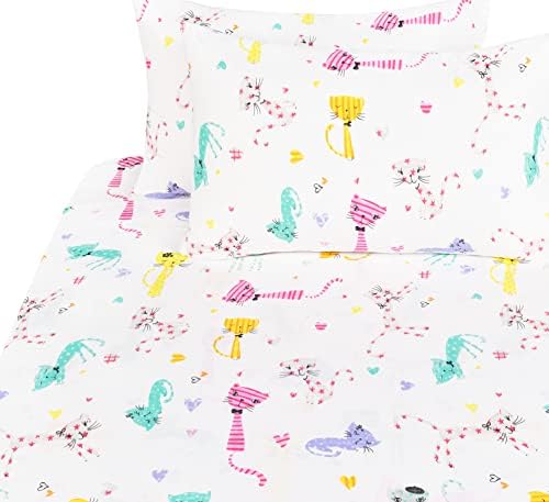 Scientific Sleep Kitty Cats Sheet Set for Kids