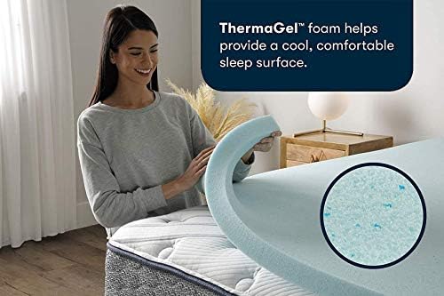 Serta ThermaGel Cooling Mattress Topper 2 Inch King Size