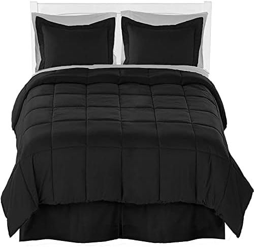 Bare Home Twin XL Comforter Set with Sheet and Bed Skirt