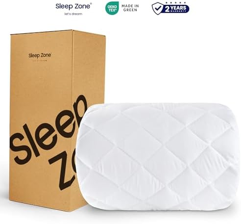 Sleep Zone Breathable Mattress Cover Queen Size