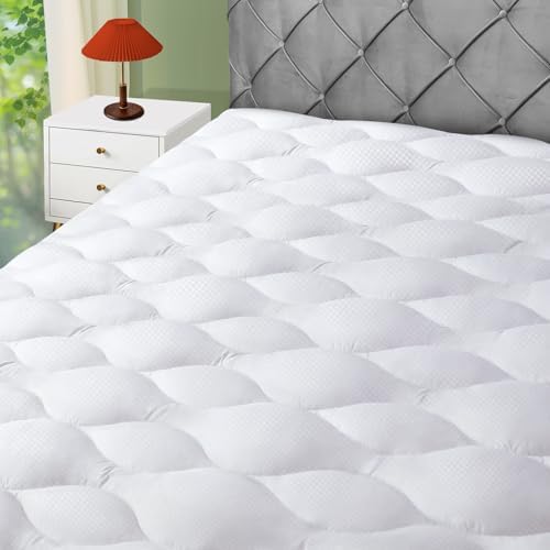Kayfia Full Mattress Pad with Snow Down Alternative Fill - Cooling Breathable