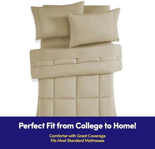 Sweet Home Collection Dorm Comforter Set 5 Piece Twin XL