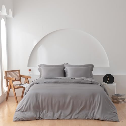Oasis Bamboo Duvet Cover Set Cooling Storm KingCal King