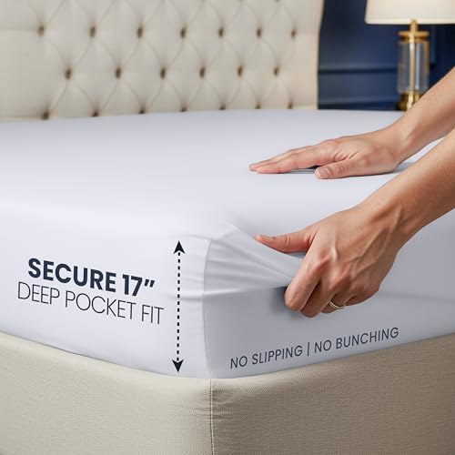Utopia Bedding Waterproof 5-Sided Mattress Protector Queen Size