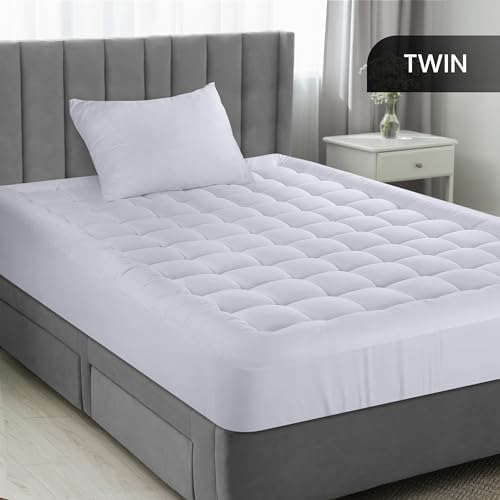 Utopia Bedding Twin Mattress Pad with Pillow Topper